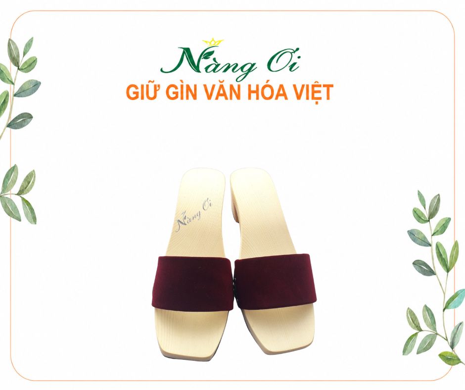 guốc gỗ thông