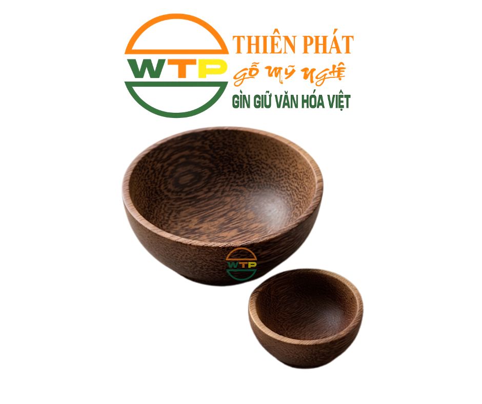 Round Wooden Bowl